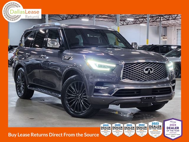 Gray 2023 INFINITI QX80 Sensory 4WD SUV / Crossover All-Wheel Drive Automatic