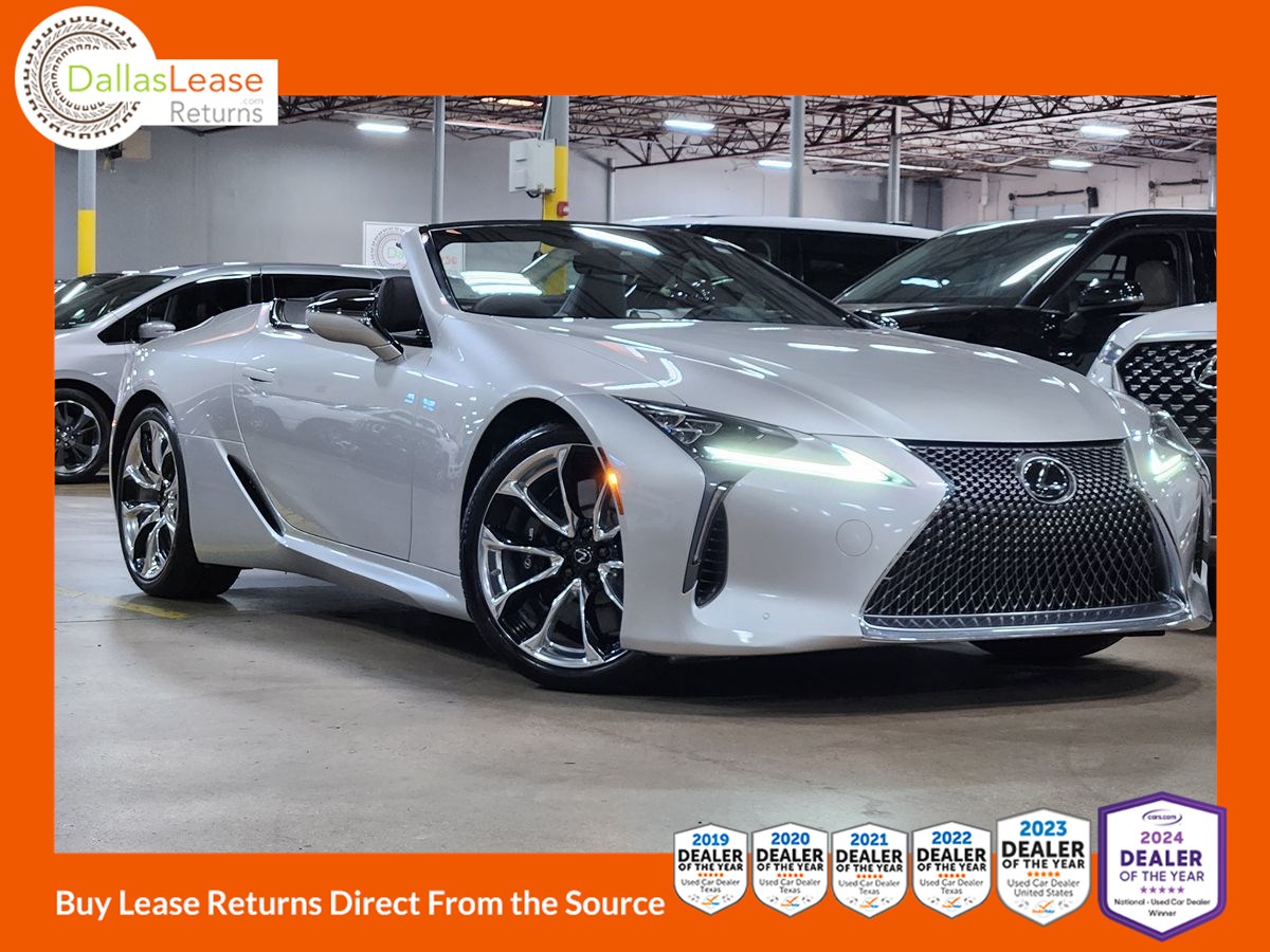 Silver 2021 Lexus LC Convertible Rear-Wheel Drive Automatic