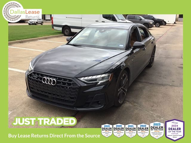 Black 2025 Audi A8 L quattro 55 TFSI AWD Sedan All-Wheel Drive Automatic