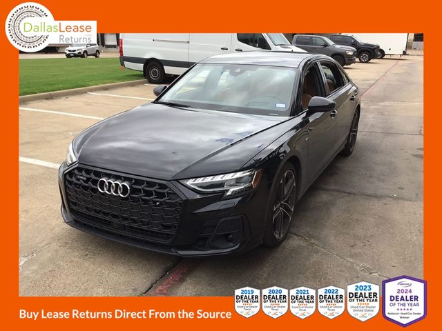 Black 2025 Audi A8 L quattro 55 TFSI AWD Sedan All-Wheel Drive Automatic