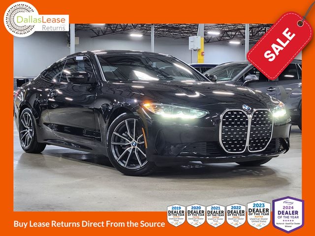 Black 2022 BMW 4 Series Coupe Rear-Wheel Drive Automatic