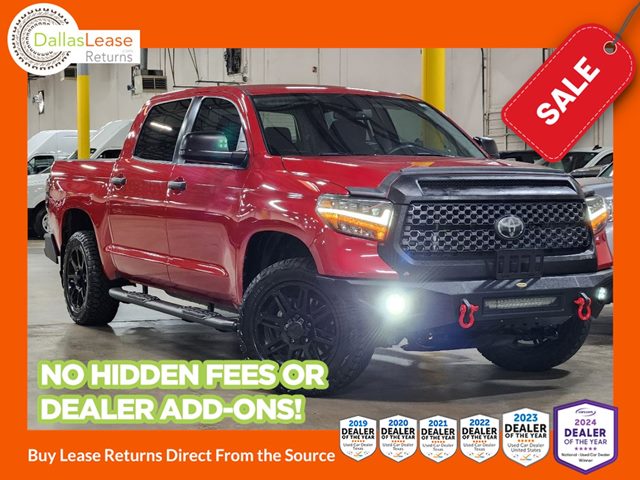 Red 2020 Toyota Tundra Pickup Truck Four-Wheel Drive Automatic