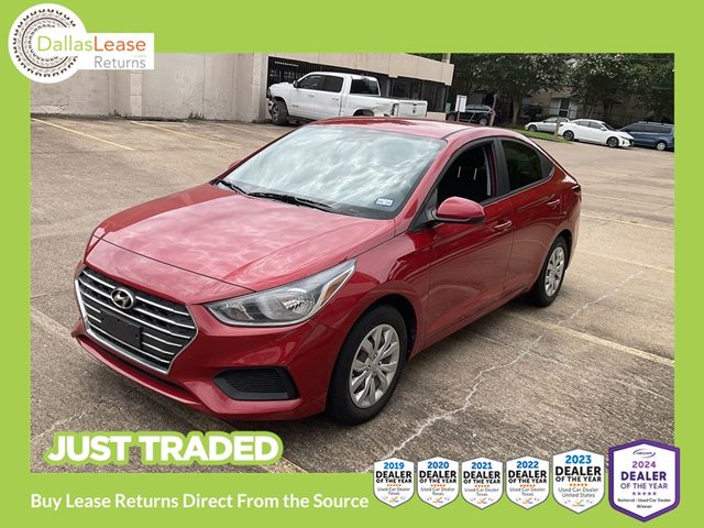 Red 2022 Hyundai Accent Sedan Front-Wheel Drive Automatic