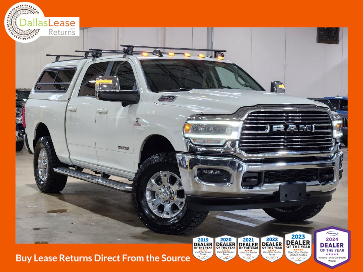 White 2023 RAM 3500 Pickup Truck Four-Wheel Drive Automatic