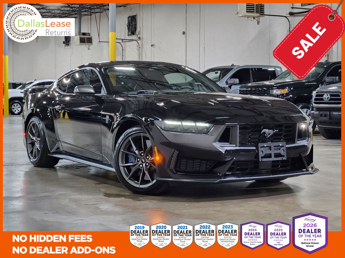 Black 2025 Ford Mustang Coupe Rear-Wheel Drive Automatic