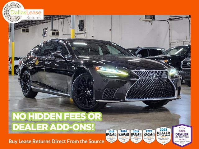 Black 2021 Lexus LS Sedan Rear-Wheel Drive Automatic