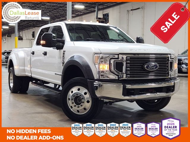 White 2020 Ford F-450 Super Duty Pickup Truck Four-Wheel Drive Automatic