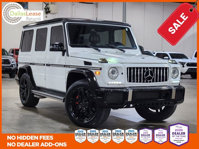 White 2016 Mercedes-Benz G-Class SUV / Crossover All-Wheel Drive Automatic