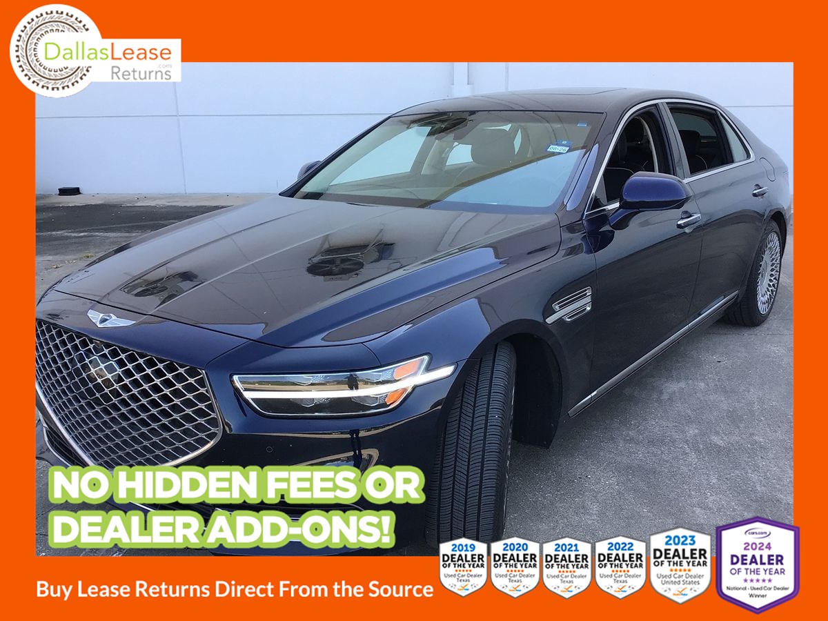 Adriatic Blue 2021 Genesis G90 Sedan Rear-Wheel Drive Automatic