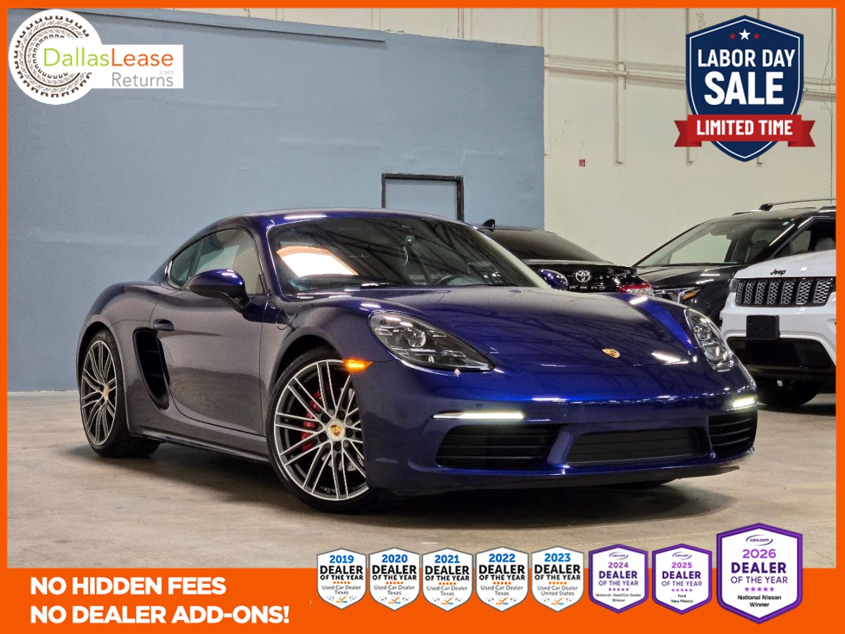 Blue 2021 Porsche 718 Cayman Coupe Rear-Wheel Drive Automatic