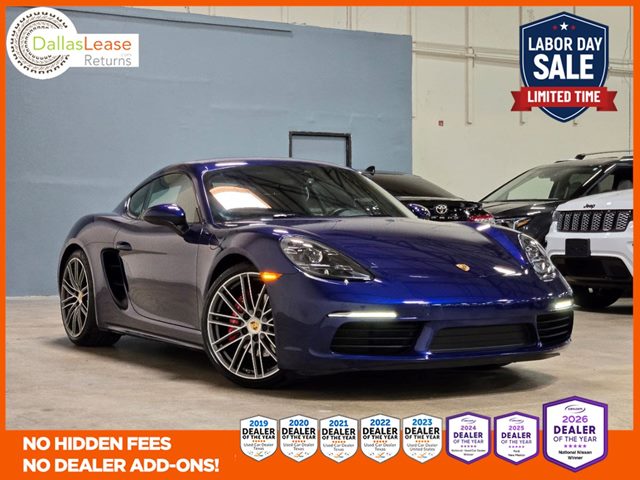 Blue 2021 Porsche 718 Cayman Coupe Rear-Wheel Drive Automatic