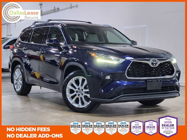 Blue 2022 Toyota Highlander SUV / Crossover Front-Wheel Drive Automatic