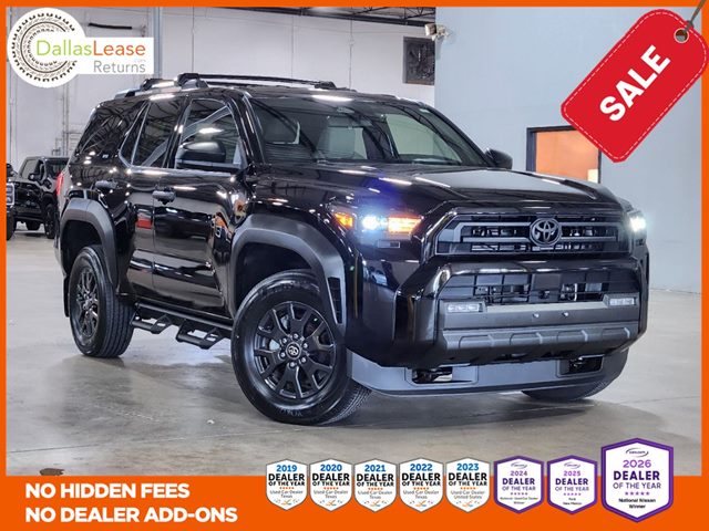 Black 2025 Toyota 4Runner SUV / Crossover Four-Wheel Drive Automatic