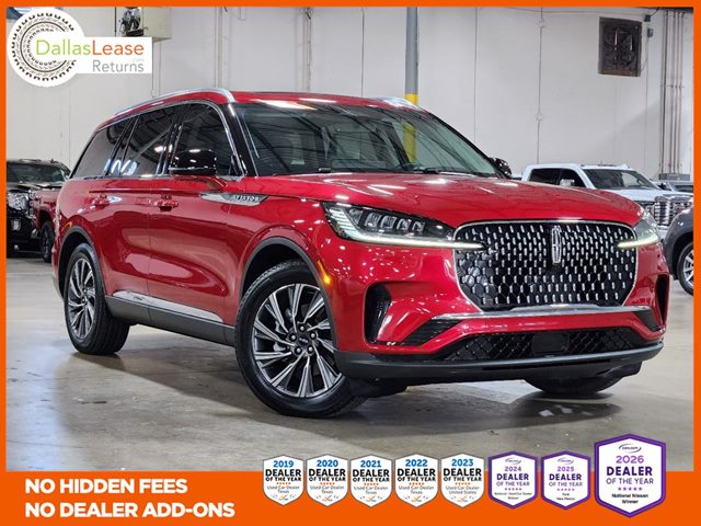 Red 2025 Lincoln Aviator SUV / Crossover Rear-Wheel Drive Automatic