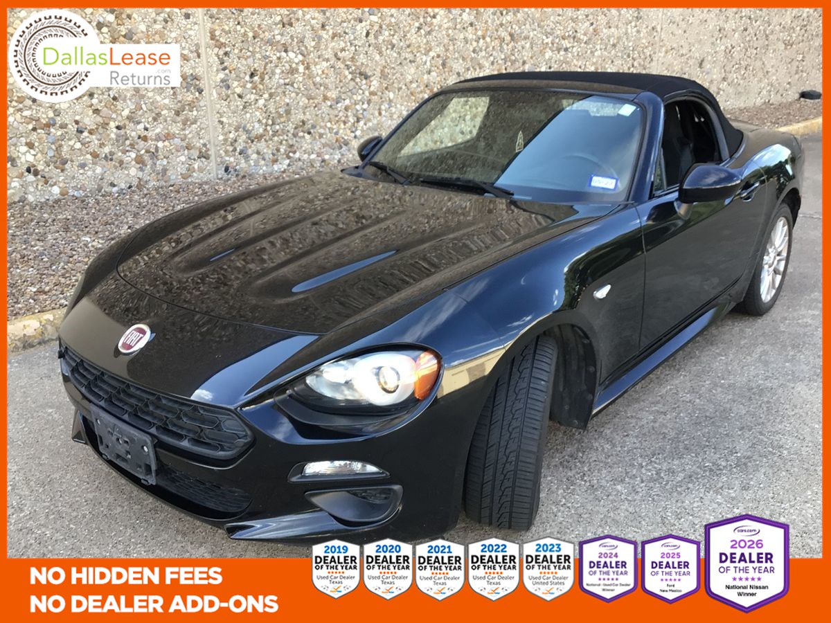 Black 2017 FIAT 124 Spider Convertible Rear-Wheel Drive Automatic