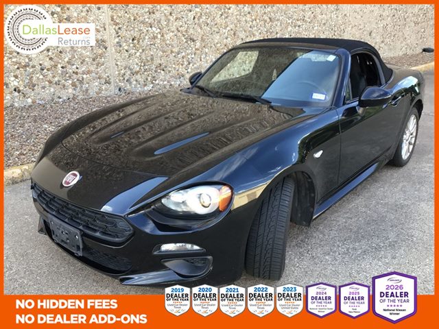 Black 2017 FIAT 124 Spider Convertible Rear-Wheel Drive Automatic