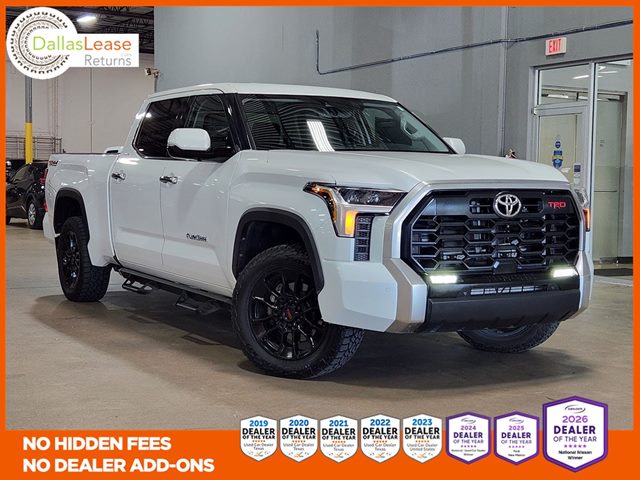 White 2023 Toyota Tundra Pickup Truck Four-Wheel Drive Automatic