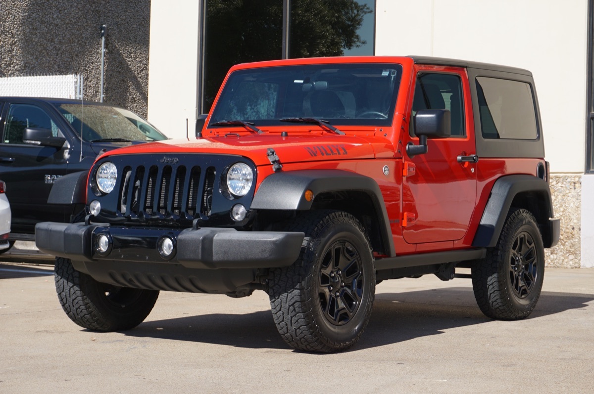 Sold 2016 Jeep Wrangler Willys Wheeler in Dallas