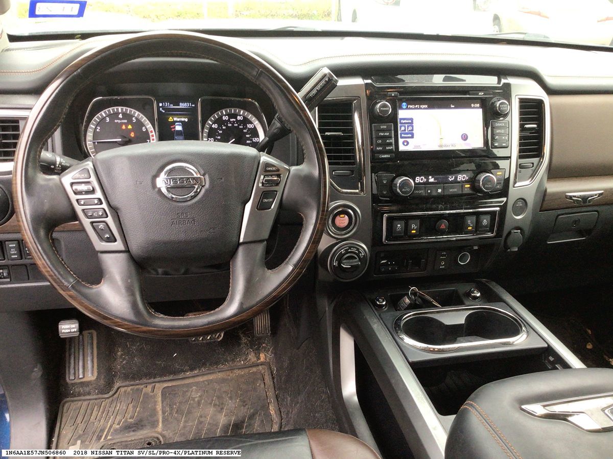 Steering Wheel 2018 Nissan Titan Pro Used 2018 Nissan Titan Crew