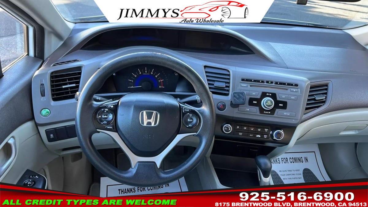 Sold 2012 Honda Civic Sdn LX in Brentwood