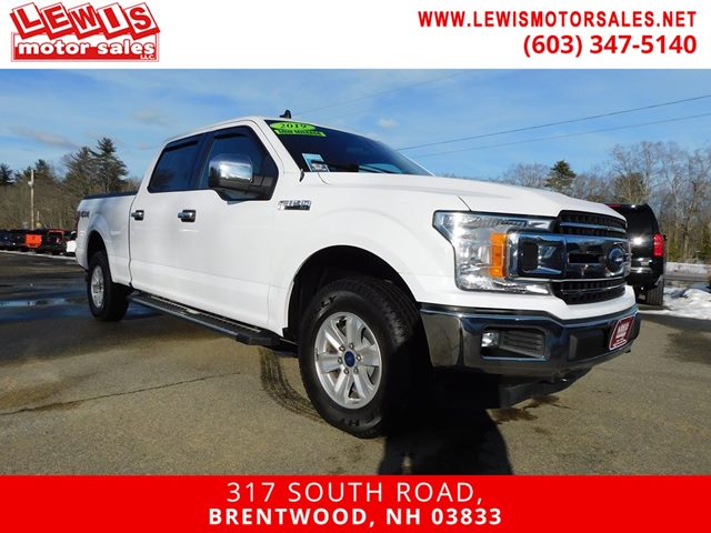 Oxford White 2019 Ford F-150 XLT SuperCrew LB 4WD Pickup Truck Four-Wheel Drive Automatic