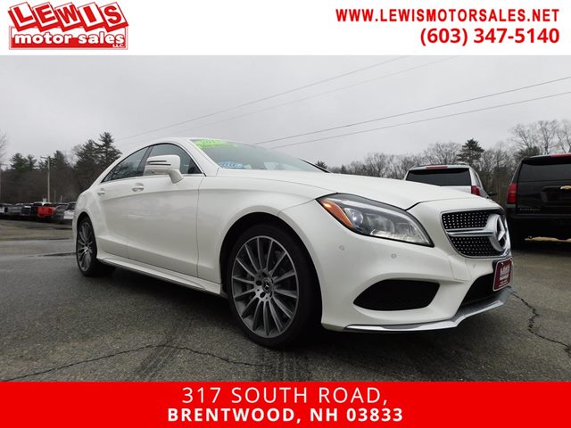 designo Diamond White Metallic 2017 Mercedes-Benz CLS 550 4MATIC Sedan All-Wheel Drive Automatic