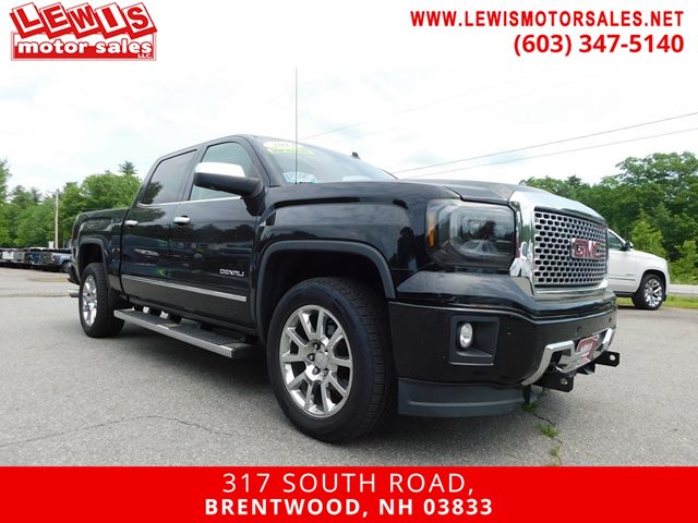 Onyx Black 2014 GMC Sierra 1500 Denali Crew Cab AWD Pickup Truck Four-Wheel Drive Automatic