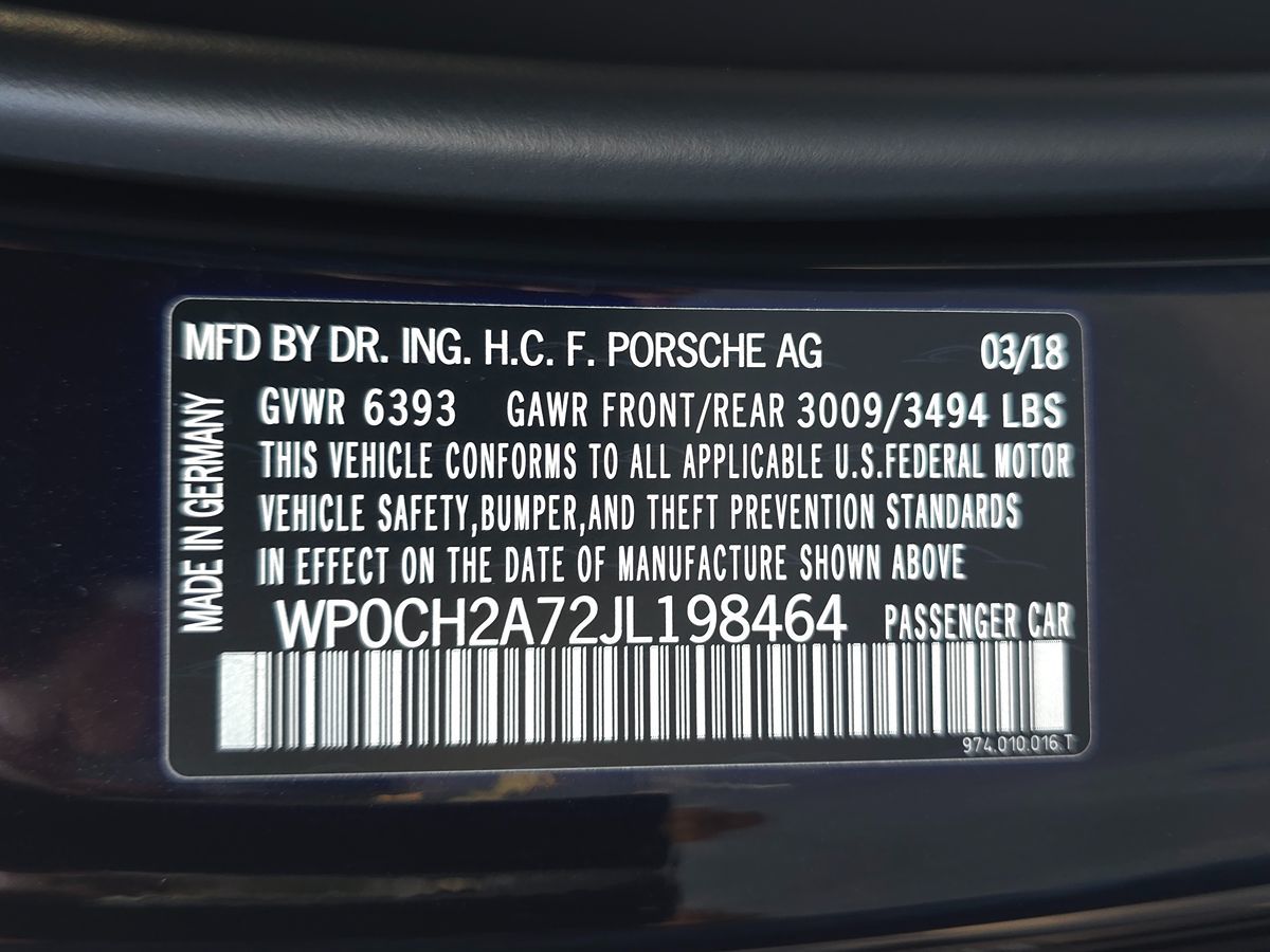 2018 Porsche Panamera Turbo E-Hybrid Sport Turismo photo 56