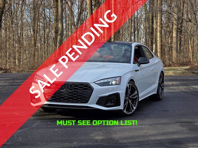 Glacier White Metallic 2022 Audi S5 Coupe All-Wheel Drive Automatic