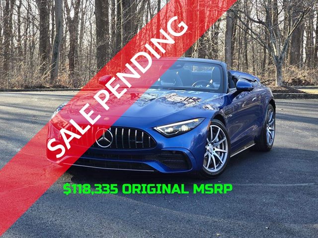 Starling Blue Metallic 2024 Mercedes-Benz SL-Class AMG SL 43 RWD Convertible Rear-Wheel Drive Automatic