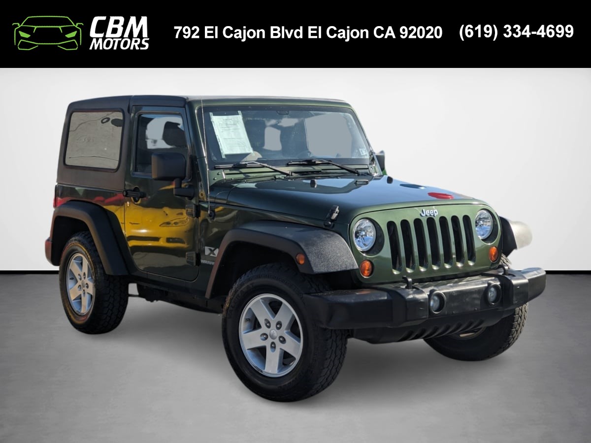 2008 Jeep Wrangler X W/MANUAL TRANSMISSION