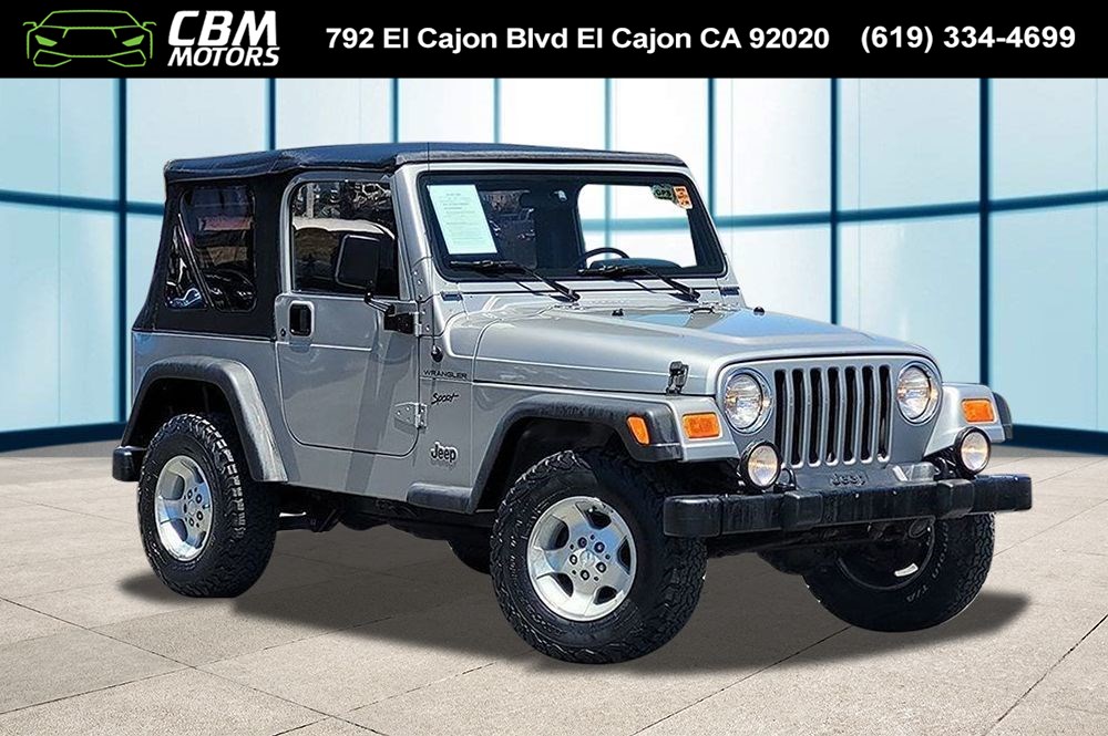 Sold 2002 Jeep Wrangler Sport in El Cajon
