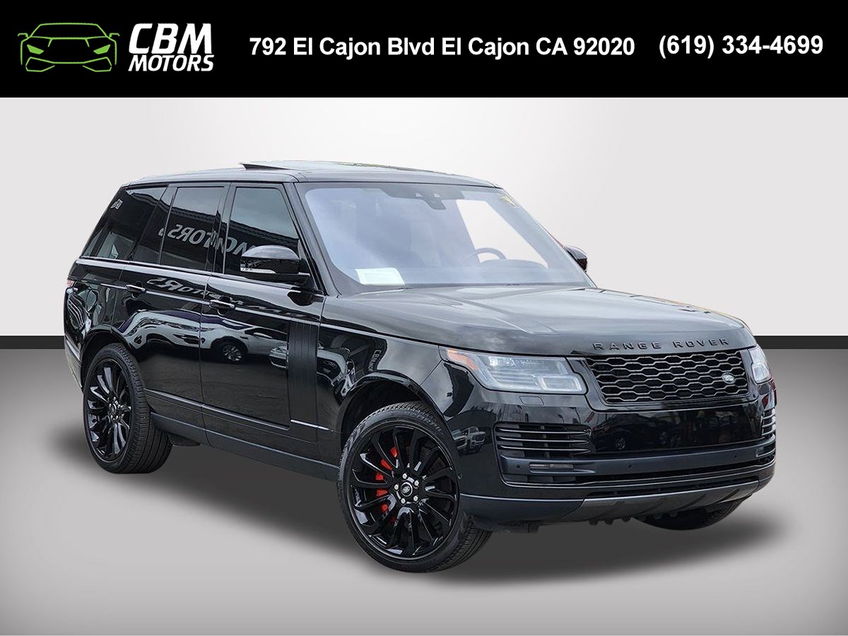 2019 Land Rover Range Rover W/DRIVE PRO PACK