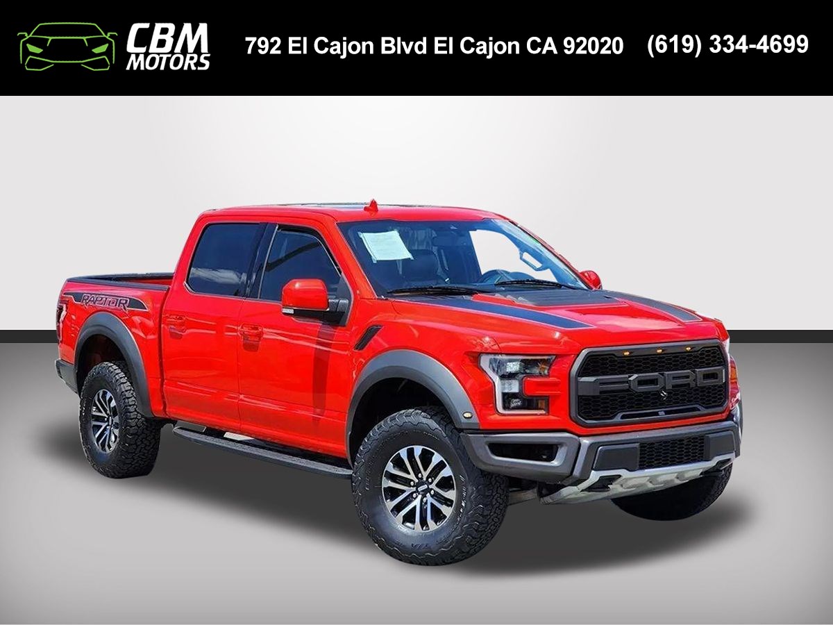 2019 Ford F-150 Raptor W/PANORAMA MOONROOF