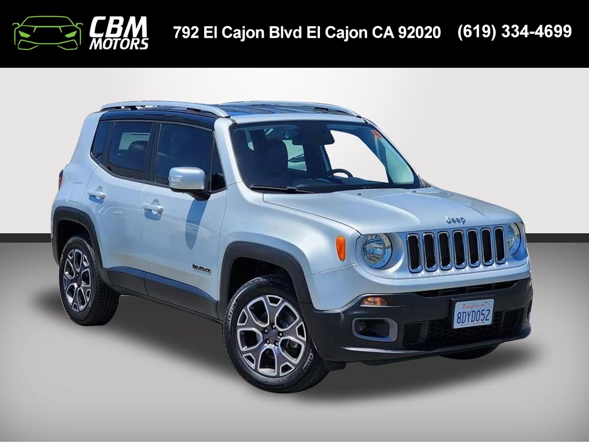 2016 Jeep Renegade Limited W/BACK UP CAMERA