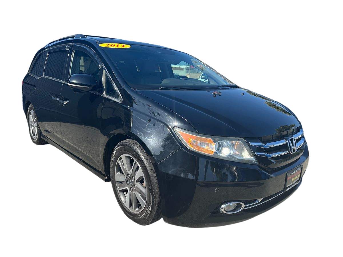 Crystal Black Pearl 2014 Honda Odyssey Minivan Front-Wheel Drive Automatic