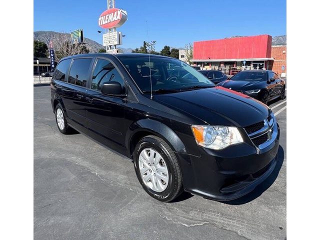 Brilliant Black Crystal Pearlcoat 2016 Dodge Grand Caravan Minivan Front-Wheel Drive 6-Speed Automatic