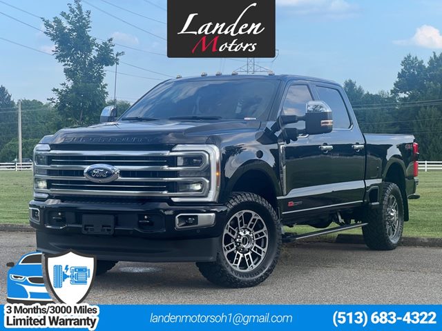 Agate Black Metallic 2025 Ford F-350 Super Duty Pickup Truck Four-Wheel Drive Automatic