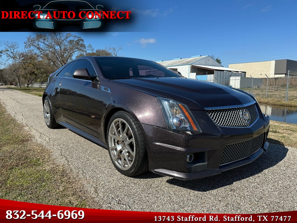 2014 Cadillac CTS-V Coupe Rare 1 of 12 Factory Majestic Plum Metallic