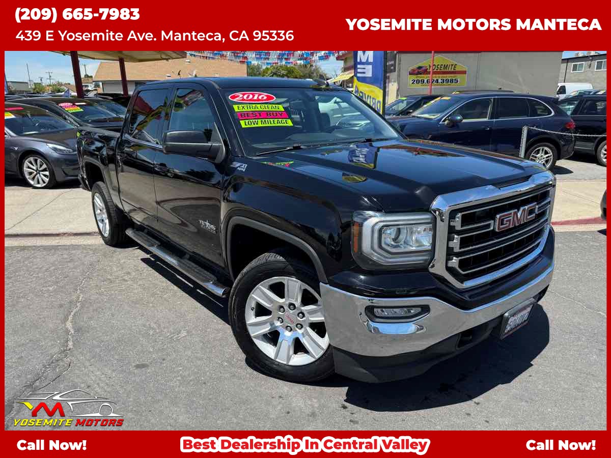 Onyx Black 2016 GMC Sierra 1500 Pickup Truck Four-Wheel Drive Automatic