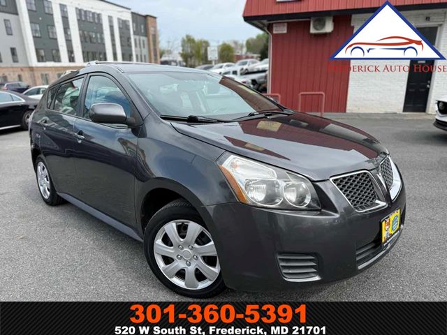 Carbon Gray Metallic 2009 Pontiac Vibe 1.8L Hatchback Front-Wheel Drive Automatic