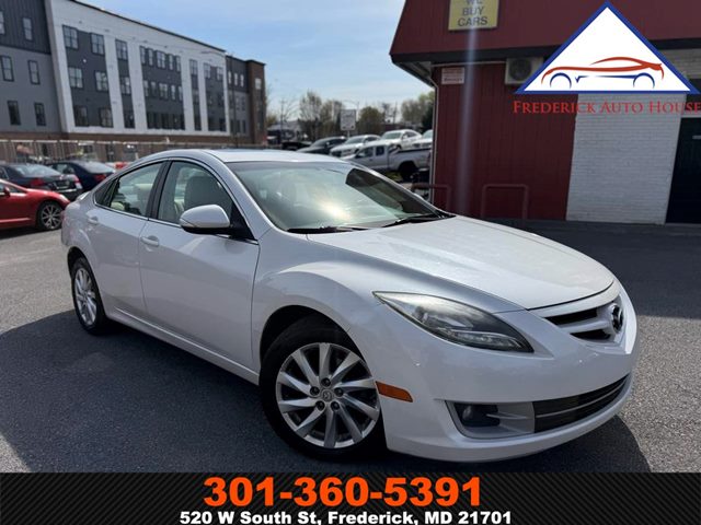 White Platinum Pearl 2012 Mazda MAZDA6 i Touring Plus Sedan Front-Wheel Drive Automatic