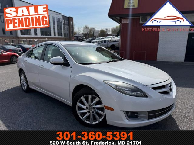 White Platinum Pearl 2012 Mazda MAZDA6 i Touring Plus Sedan Front-Wheel Drive Automatic