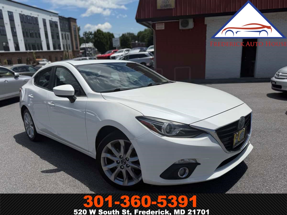 Snowflake White Pearl Mica 2014 Mazda MAZDA3 s Grand Touring Sedan Sedan Front-Wheel Drive Automatic