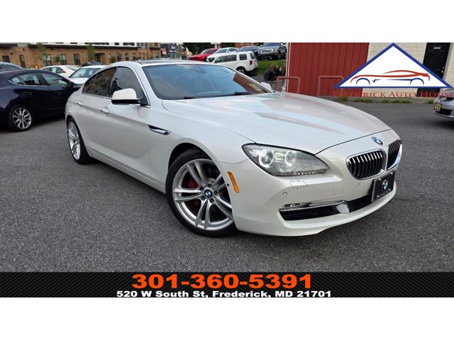 Alpine White 2015 BMW 6 Series Sedan Rear-Wheel Drive Automatic