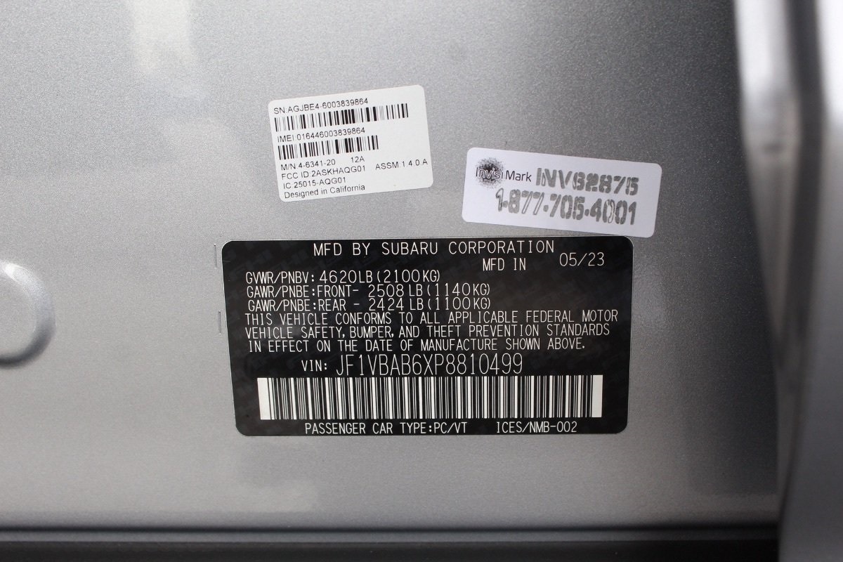 Sold 2023 Subaru WRX in Fontana