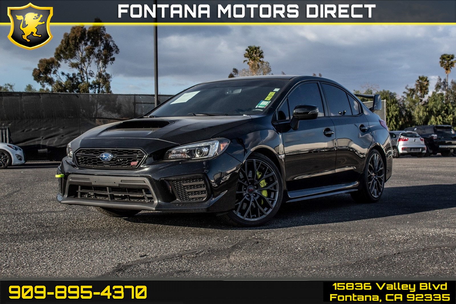 Sold 2019 Subaru WRX STI in Fontana