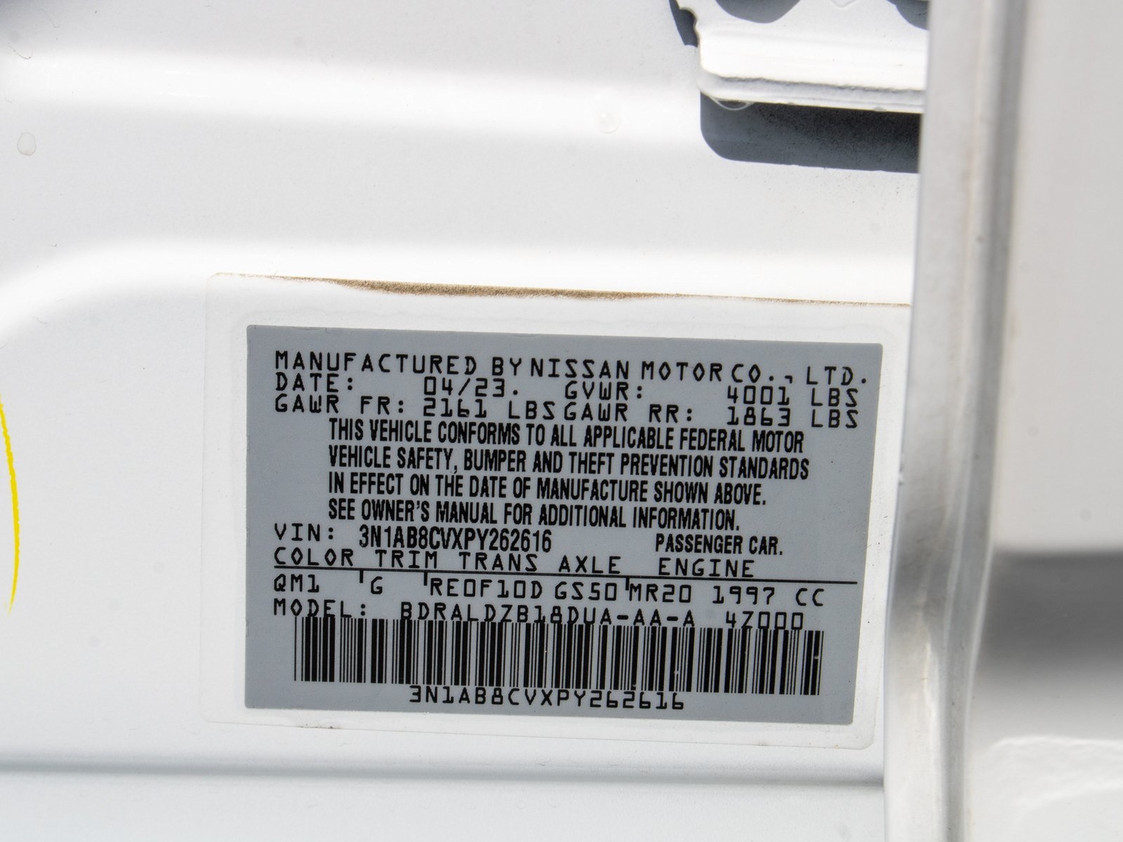 Sold 2023 Nissan Sentra SV in Fontana1