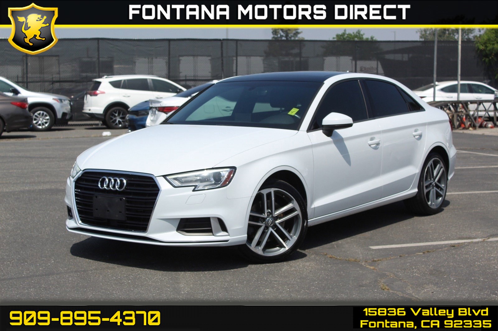 2018 Audi A3 Sedan 2.0T Premium FrontTrak