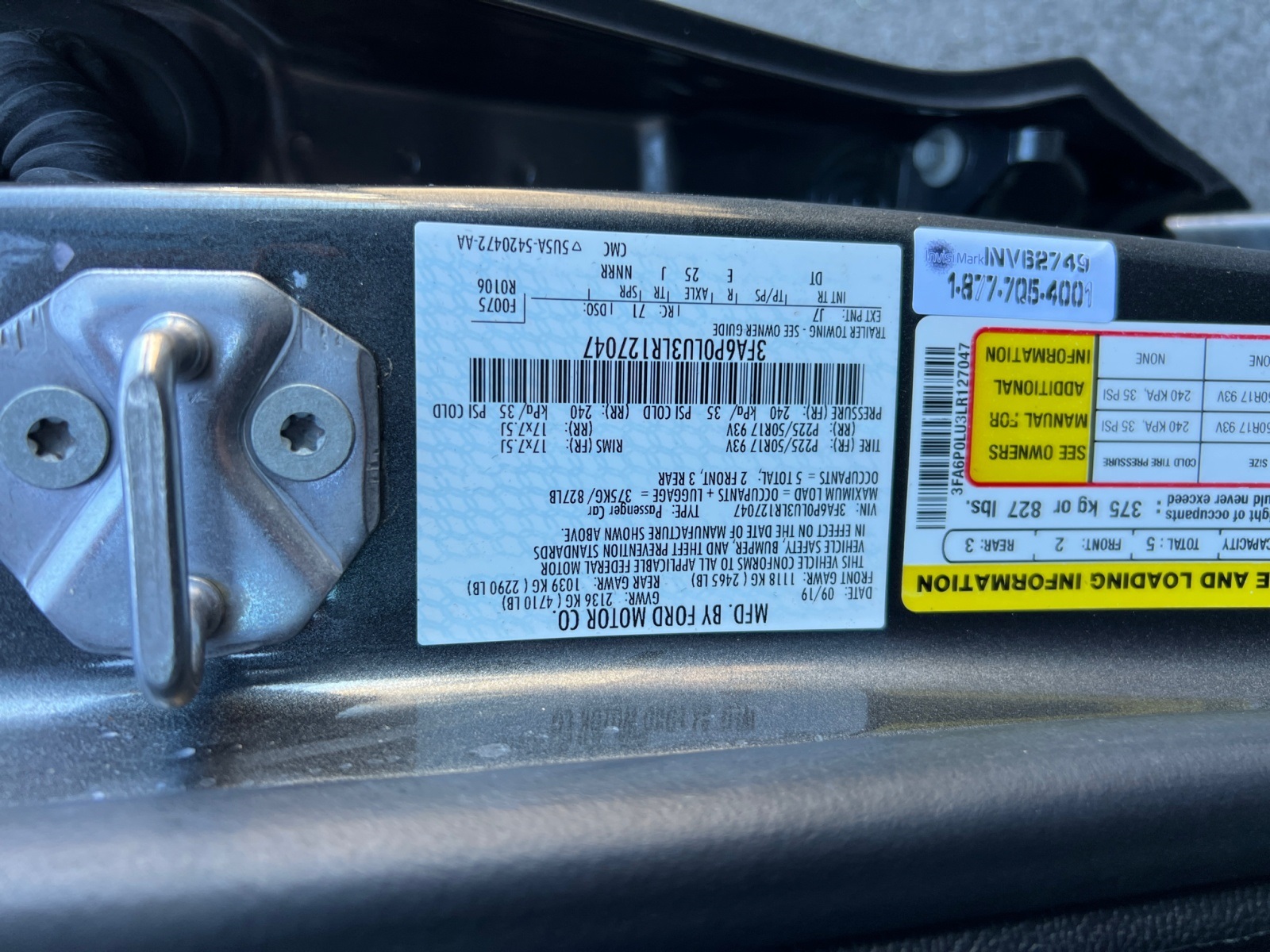 Sold 2020 Ford Fusion Hybrid SE in Fontana